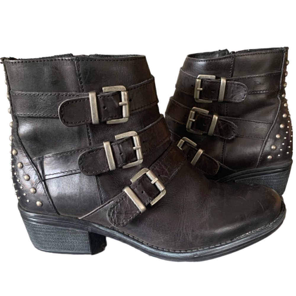 Eric Michael Buckle Booties Size 36 - Picture 8 of 8